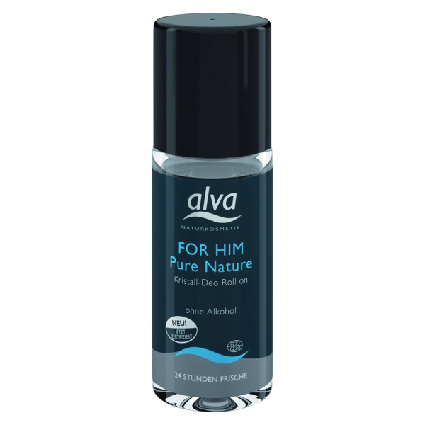 alva Kristall-Deo, Roll-On for Him Pure Nature