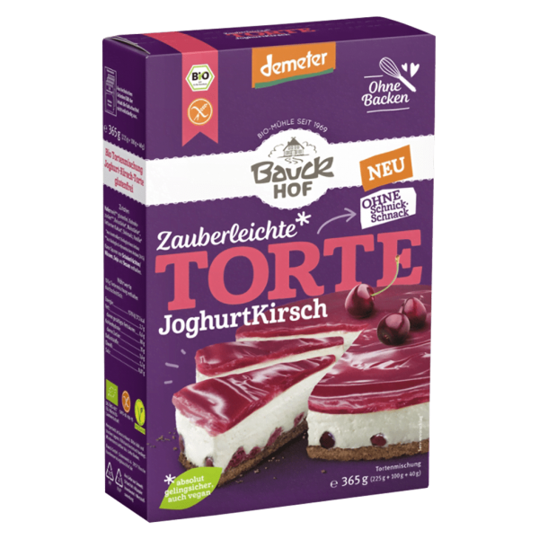 Bauckhof  Bio Joghurt Kirsch Torte