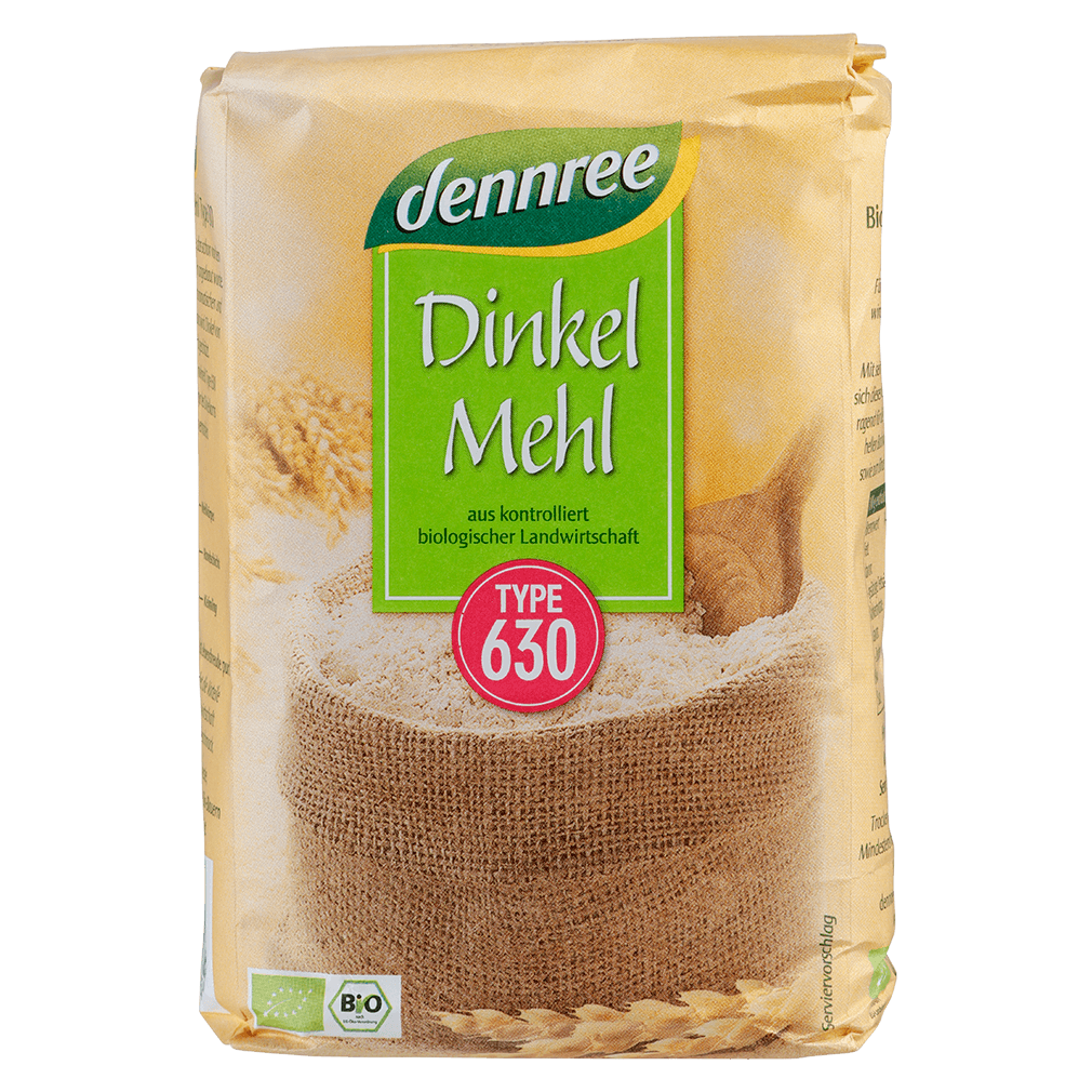 Bio Dinkelmehl Type 630 von dennree bei greenist.de