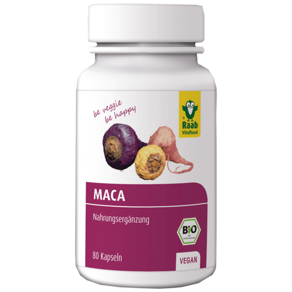 Bio Maca Kapseln, 80 Stück
