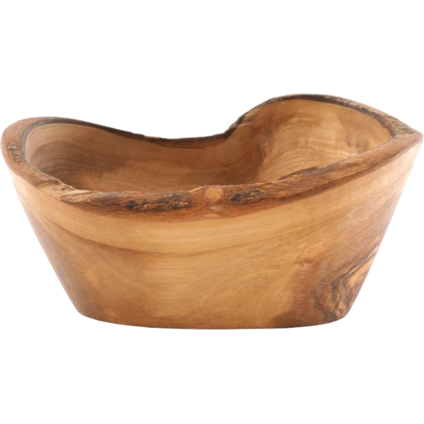 NaturGut Olivenholz Schale rustikal, ca. 14 cm