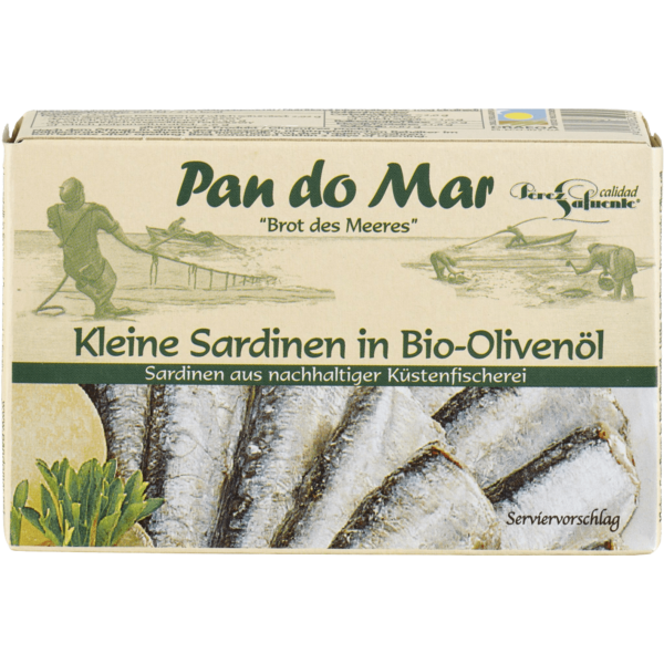 Pan do Mar Kleine Sardinen, in Bio-Olivenöl extra nativ