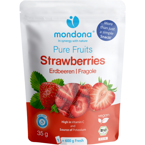 mondona Bio Pure Fruits Erdbeere