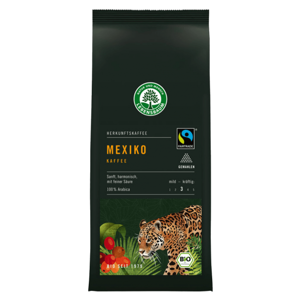Lebensbaum Bio Mexiko Kaffee gemahlen