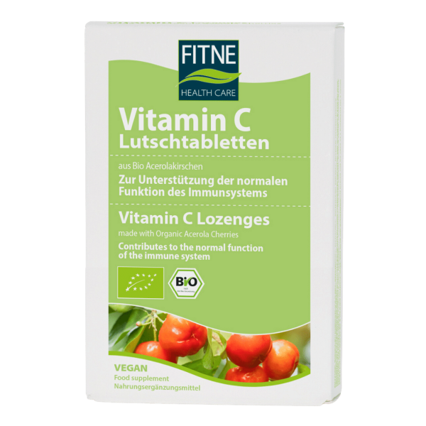 Fitne Bio Vitamin C Lutschtabletten MHD 31.4.2024