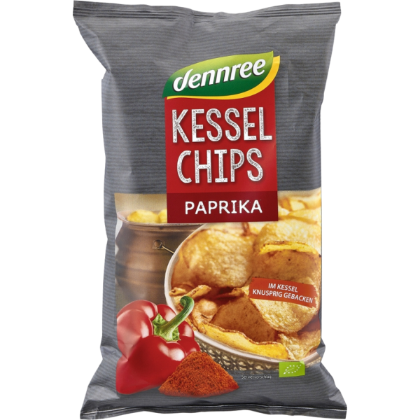 dennree Bio Kesselchips Paprika