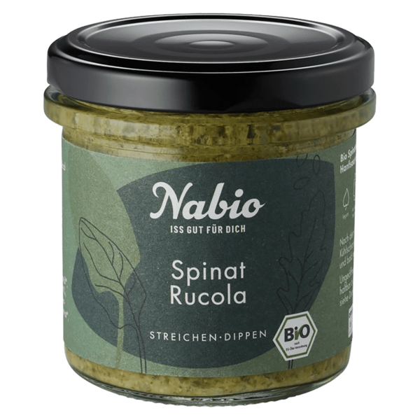 NAbio Bio Aufstrich Spinat Hanf