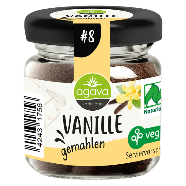 agava Bio Vanille, gemahlen