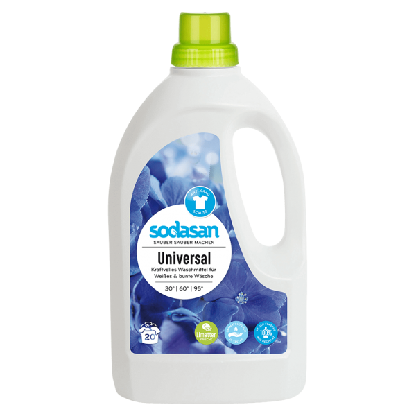 Sodasan Universal-Waschmittel Limette, 1,5l