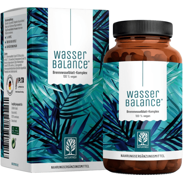 Naturtreu Wasserbalance Brennnesselblatt-Komplex, 90 Kapseln
