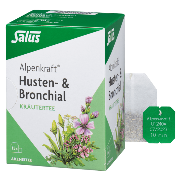 Salus Alpenkraft® Husten- &amp; Bronchialtee, 15 Filterbeutel