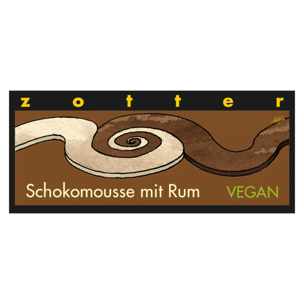 Zotter Bio Schokomousse mit Rum