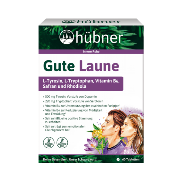 Hübner Gute Laune Tabletten mit Safran &amp; Rhodiola.
