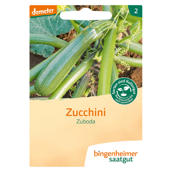Bingenheimer Saatgut Bio Zucchini, Zuboda