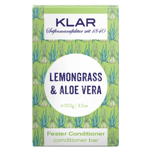 Klar Seifen Fester Conditioner Lemongrass & Aloe Vera