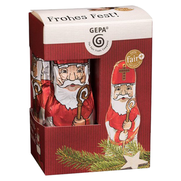 GEPA Bio Schoko Nikolaus, 10 Stück