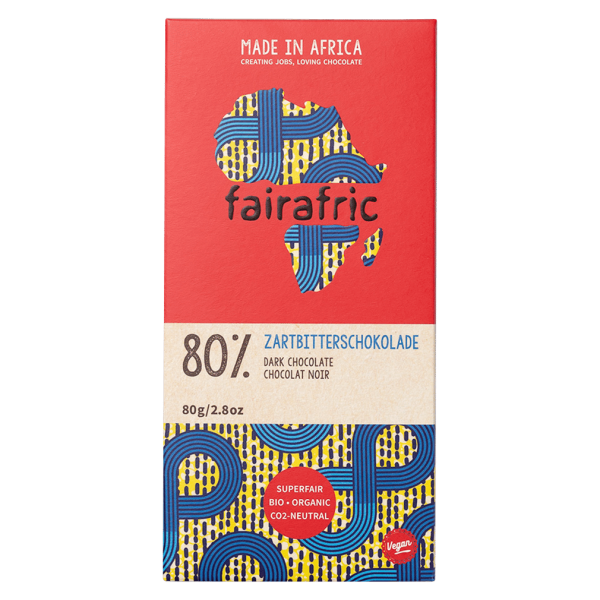 fairafric Bio Zarbitterschokolade 80%