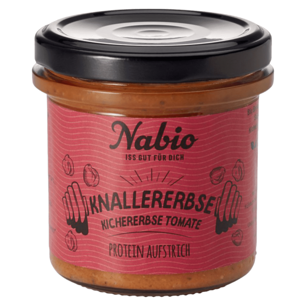 NAbio Bio Protein-Aufstrich Kichererbse Tomate 140g