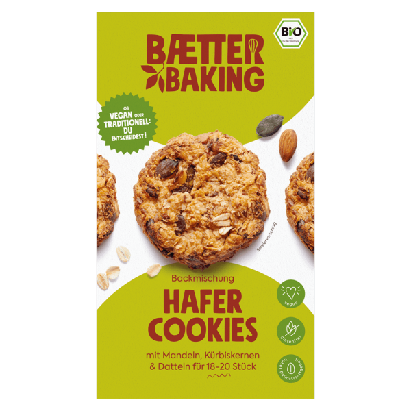 baetter Bio Backmischung Hafer Cookies