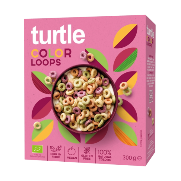 Turtle - Better Breakfast Bio Color Loops, glutenfrei