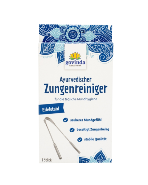 Govinda Bio Zungenreiniger Edelstahl