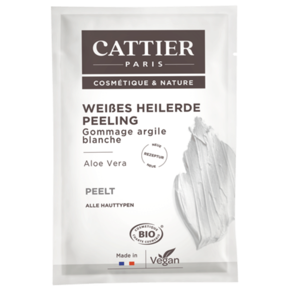 Cattier Weiße Heilerde Peeling Aloe Vera, 12,5ml