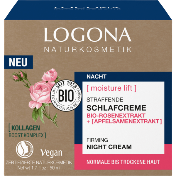 Moisture Lift Schlafcreme von Logona bei