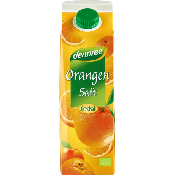 dennree Bio Orangensaft Direktsaft