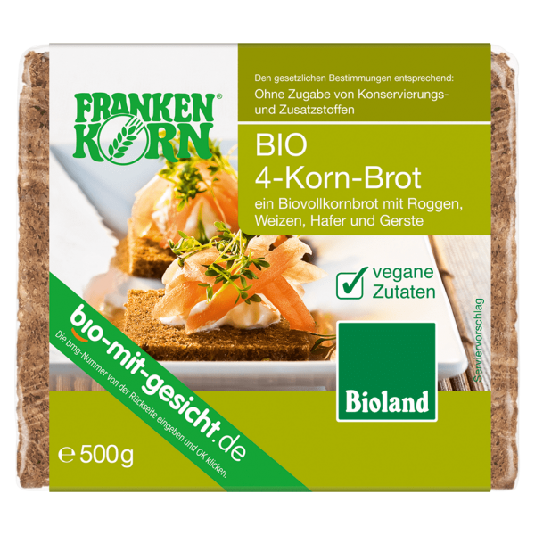 Frankenkorn Bio 4-Korn-Brot