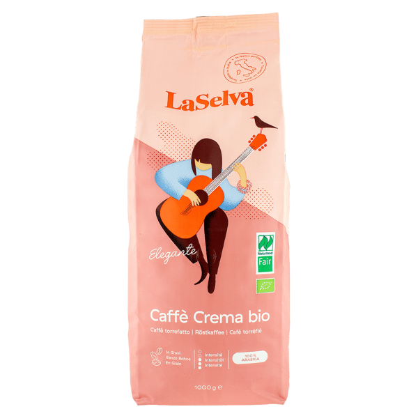 LaSelva Bio Caffé Crema Elegante, ganze Bohne