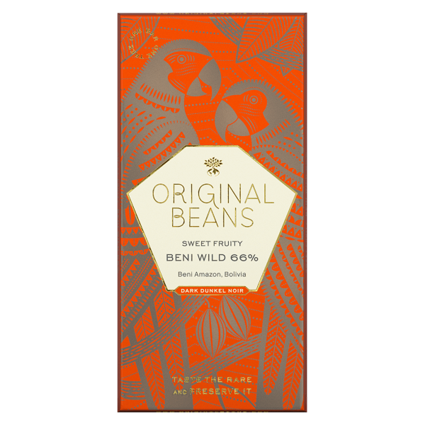 Original Beans Bio Beni Wild 66% Dunkelschokolade