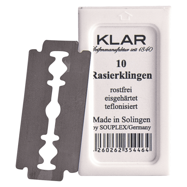 Klar Seifen Rasierklingen