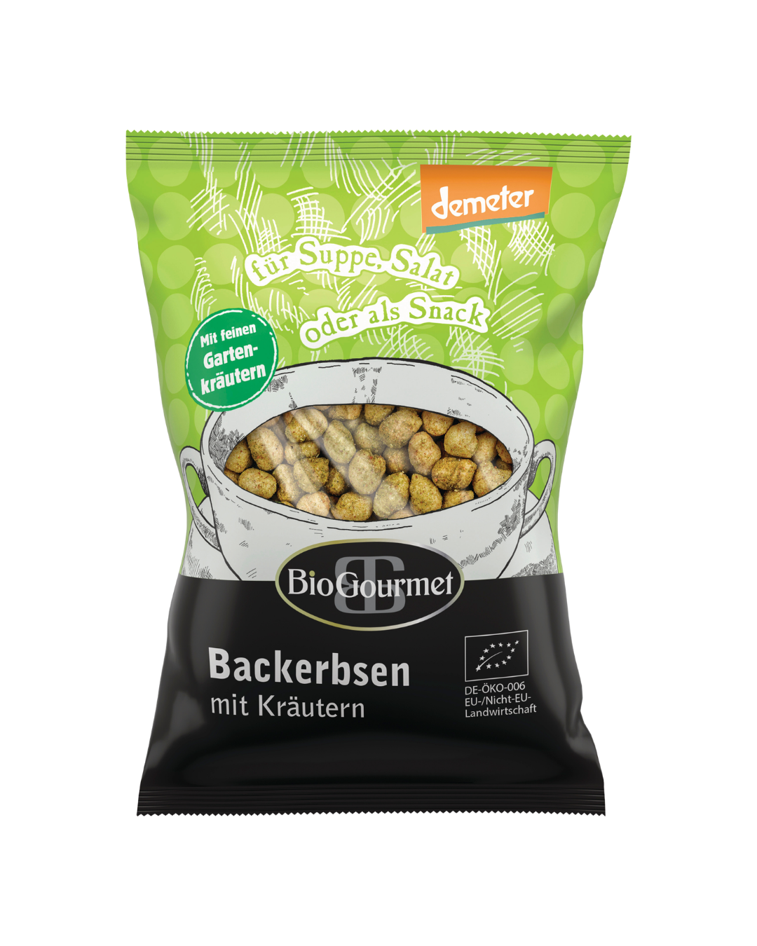 Bio Backerbsen mit Kräutern demeter, 100g von BioGourmet bei greenist.de