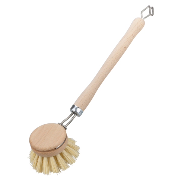 Waldkraft Spülbürste Buche mit Wechselkopf und Fibre-Besteckung