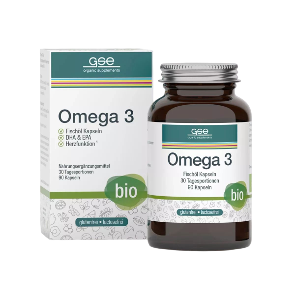 GSE Bio Omega 3 Fischöl Kapseln
