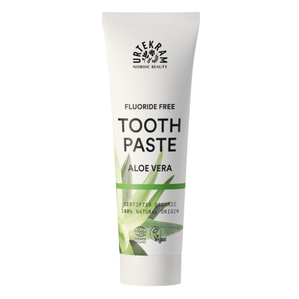 Urtekram Toothpaste Aloe Vera Fluoride Free, 75 ml