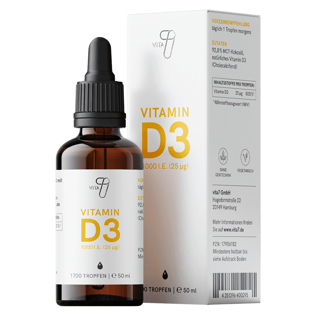 vita7 Vitamin D3 Tropfen