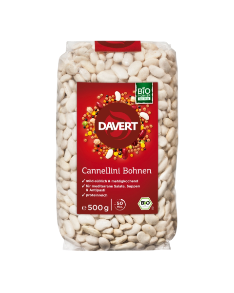 Davert Bio Cannellini Bohnen, 500g