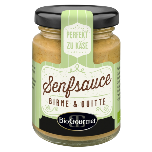 BioGourmet Bio Senfsauce Birne &amp; Quitte