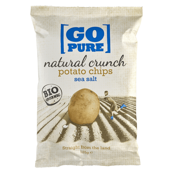 GoPure Bio Kartoffelchips mit Meersalz