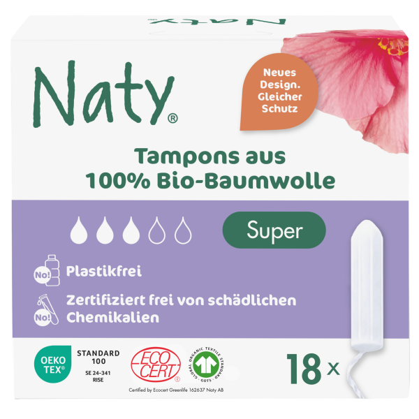 Naty  Tampons Super