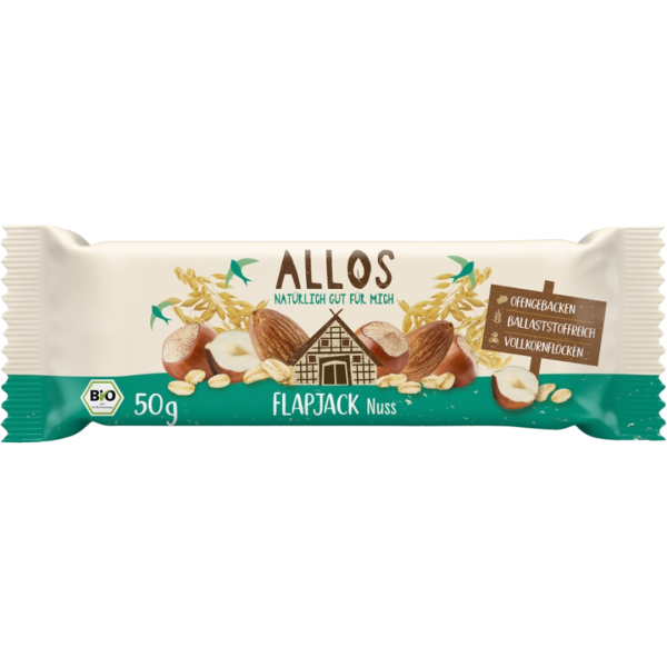 Allos Bio Flapjack Nuss, 50g