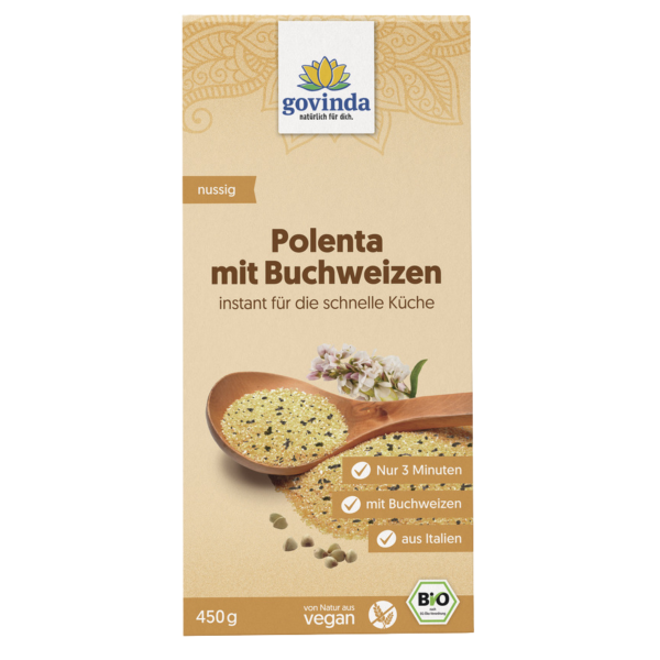 Govinda Bio Polenta mit Buchweizen