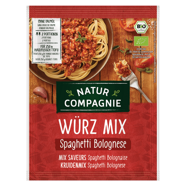 Natur Compagnie Bio Würz Mix Spaghetti Bolognese