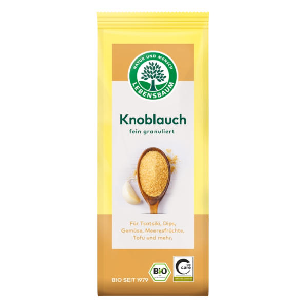 Lebensbaum Bio Knoblauch, fein granuliert