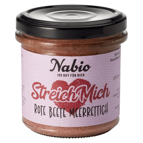 NAbio Bio Rote Beete-Meerrettich Aufstrich