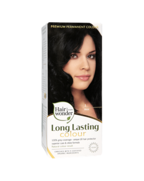 Hairwonder Langhaltende Farbe Schwarz 1
