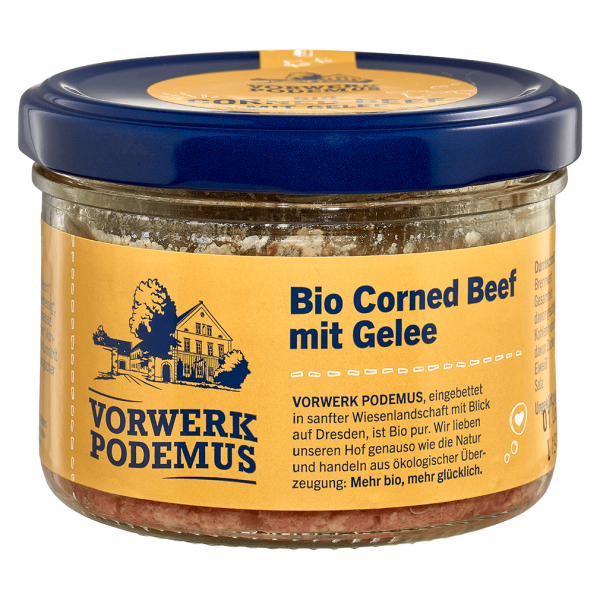Vorwerk Podemus Bio Corned Beef mit Gelee