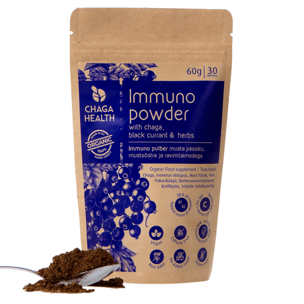 Chaga Health Bio Chaga Immuno Pulver 60g MHD 01.03.2022