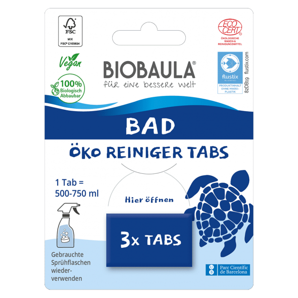 BIOBAULA Badreiniger Tabs 3 Stück